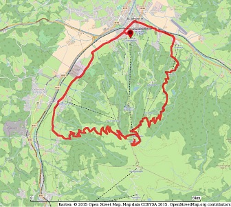 route Harschbichlalm St Johann in Tirol